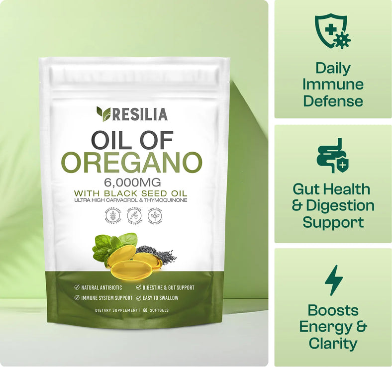 Kailax Oil Of Oregano Softgels front view
